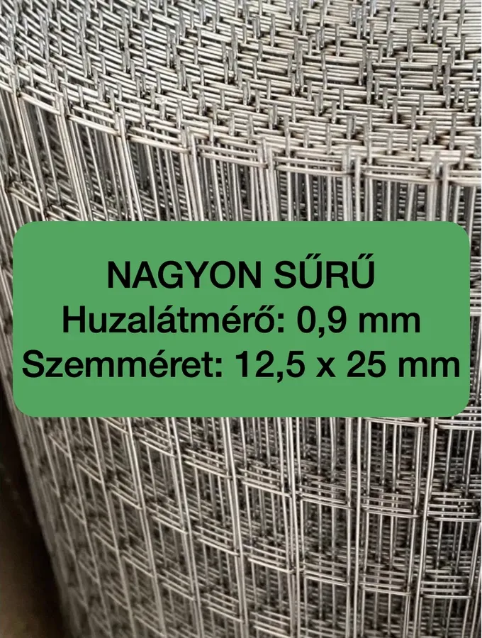 Hegesztett rács tekercsben, horganyzott